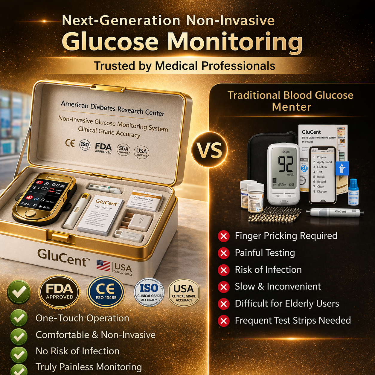 🔥Final 3 Hours: 70% OFF🏆Develops Newly Launched Non-Invasive Smart Glucose Meter✅TGA Approved
