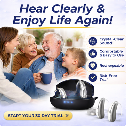 Pryxo™ Clear Hearing Aids – Easy to Use, Crystal Clear Sound & All-Day Comfort