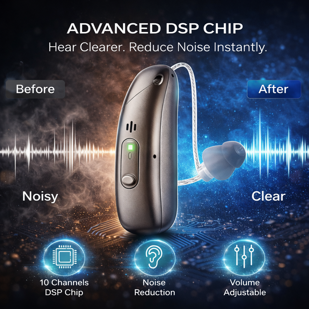 Pryxo™ Clear Hearing Aids – Easy to Use, Crystal Clear Sound & All-Day Comfort